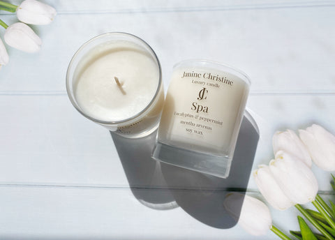Spa luxury candle
